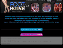 Tablet Screenshot of footfetishfun.com